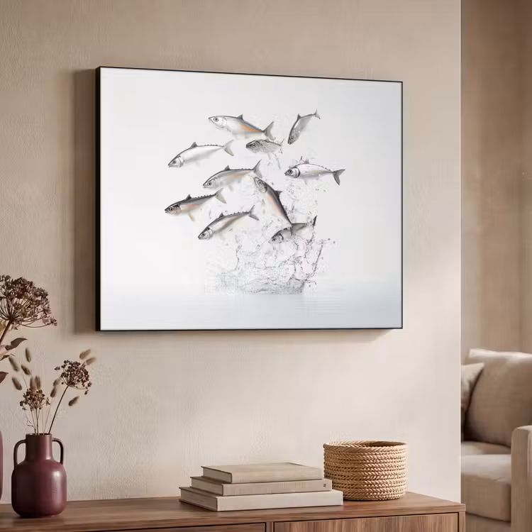 Art Frame - Vissen - Water - Wit — 4