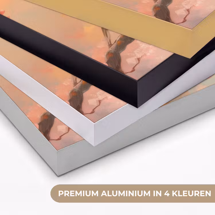 Art Frame - Roodborstjes - Sierlijk - Bloesemtak — 5