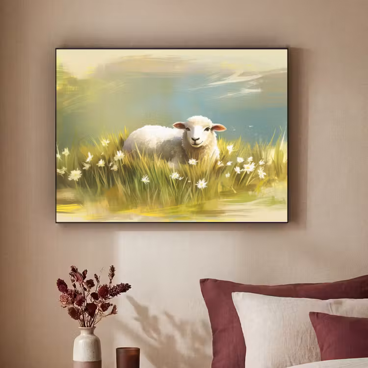 Art Frame - Schaap - Weide - Groen — 2