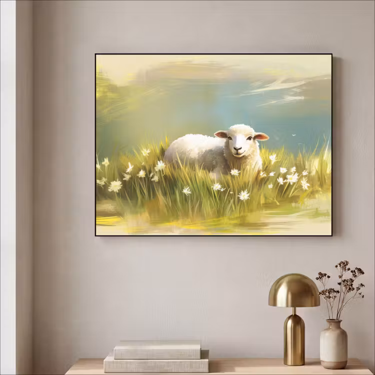 Art Frame - Schaap - Weide - Groen — 3