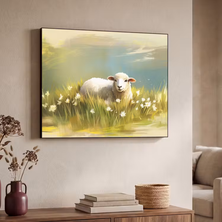Art Frame - Schaap - Weide - Groen — 4