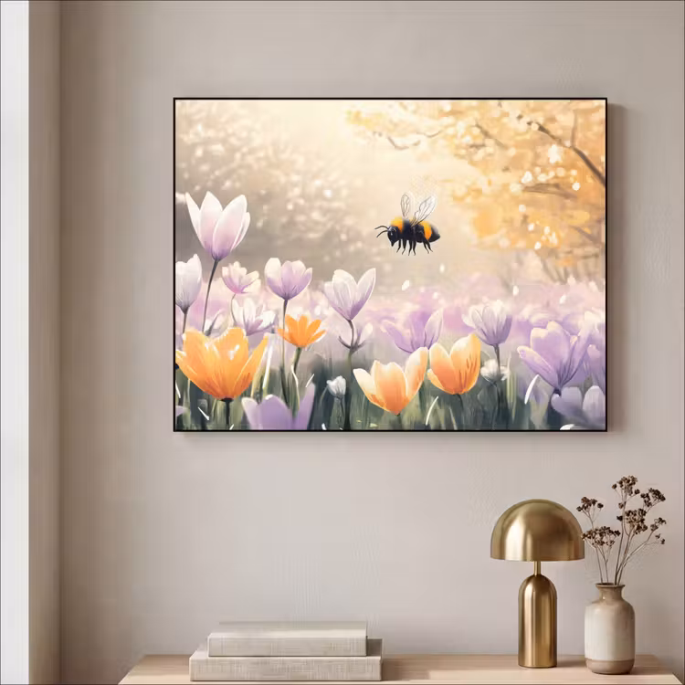 Art Frame - Viooltjes - bij - Zonlicht — 3