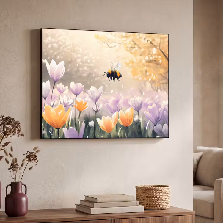 Art Frame - Viooltjes - bij - Zonlicht — 4