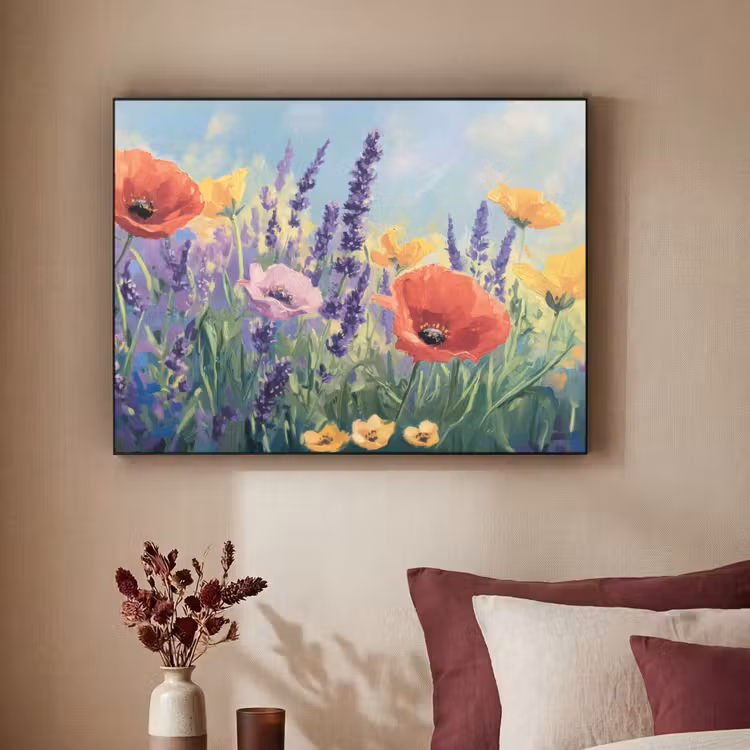 Art Frame - Weide - Bloemen - Kleurrijk — 2