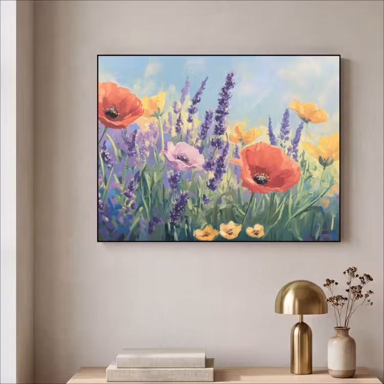 Art Frame - Weide - Bloemen - Kleurrijk — 3