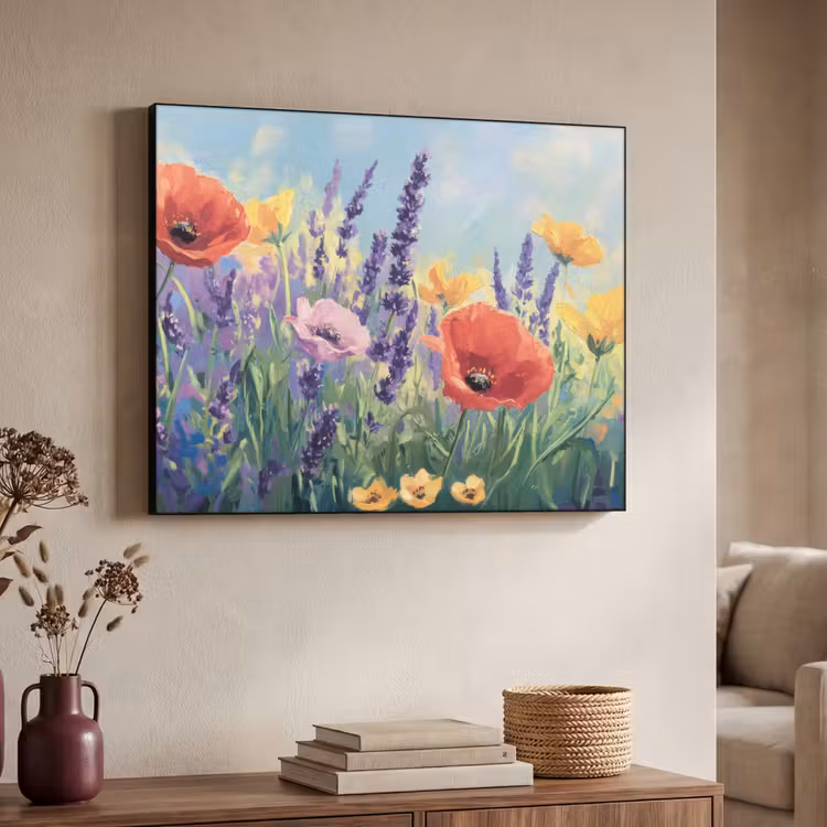 Art Frame - Weide - Bloemen - Kleurrijk — 4
