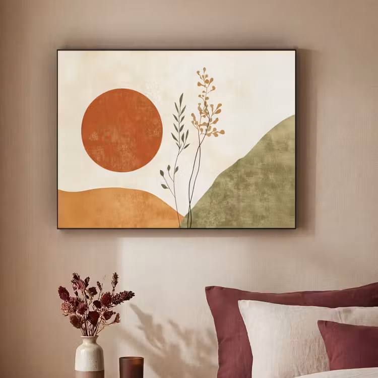 Art Frame - Zon - Abstract - Takken - Oranje — 2