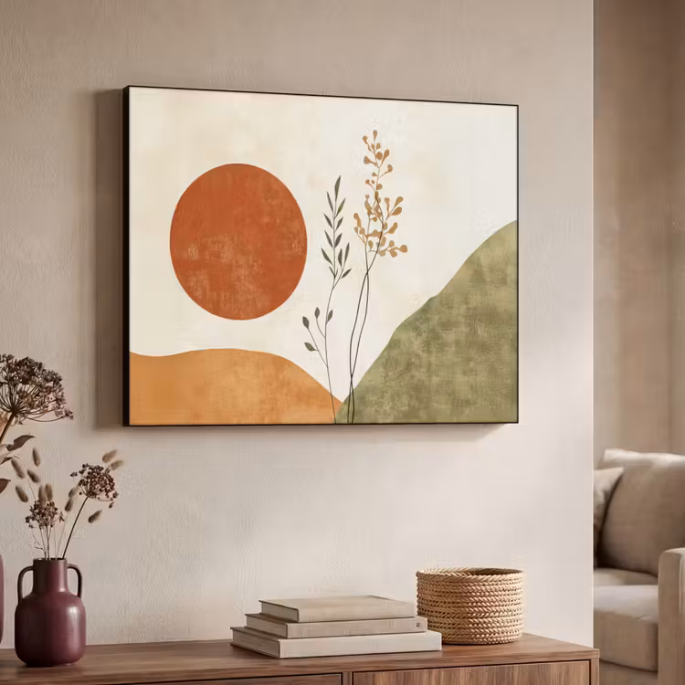 Art Frame - Zon - Abstract - Takken - Oranje — 4
