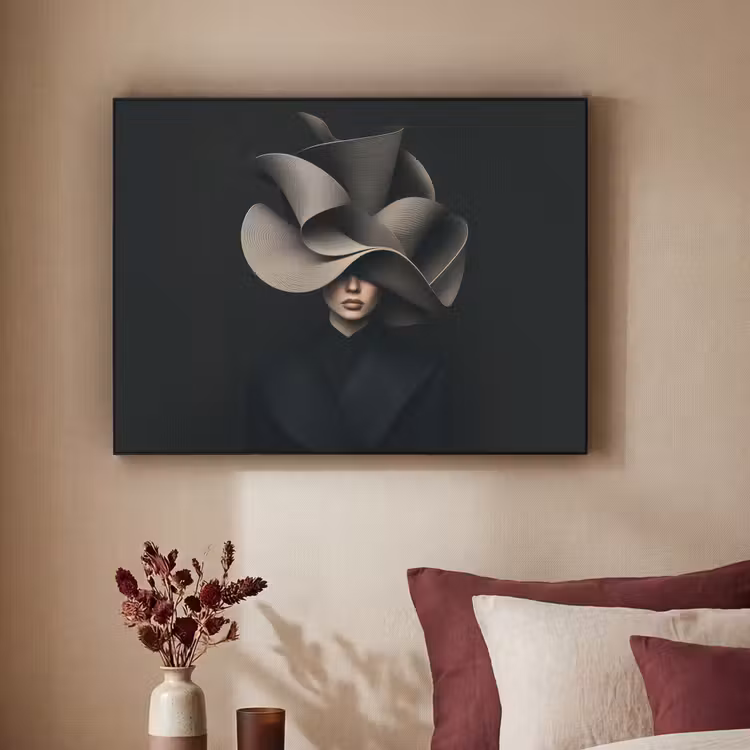 Art Frame - Zwarte - Hoed - Vrouw — 2