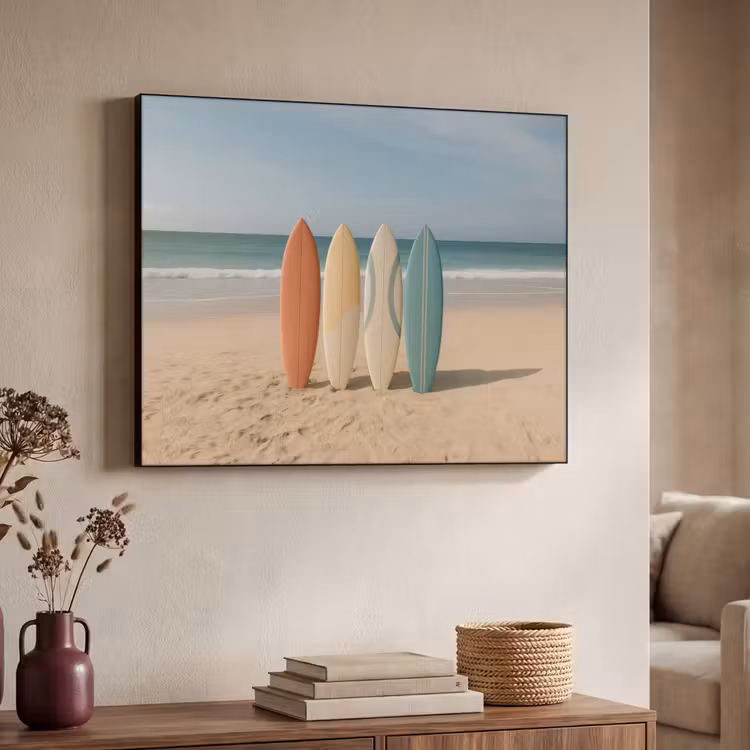 Art Frame - Strand - Surfbord - Pastel — 4