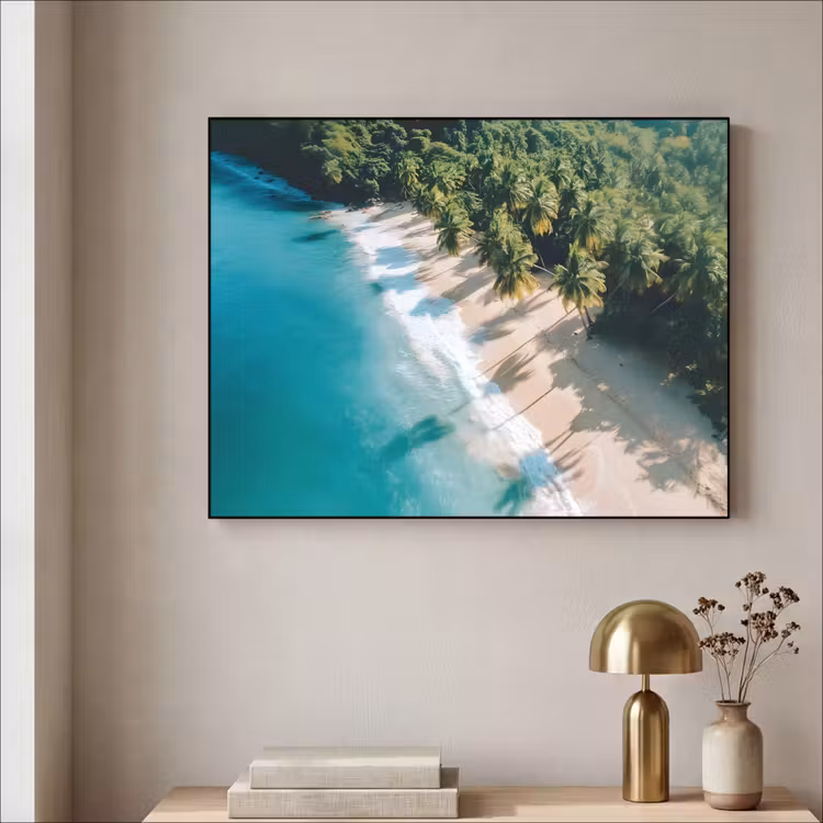 Art Frame - Tropisch - Strand - Water - Palmbomen — 3