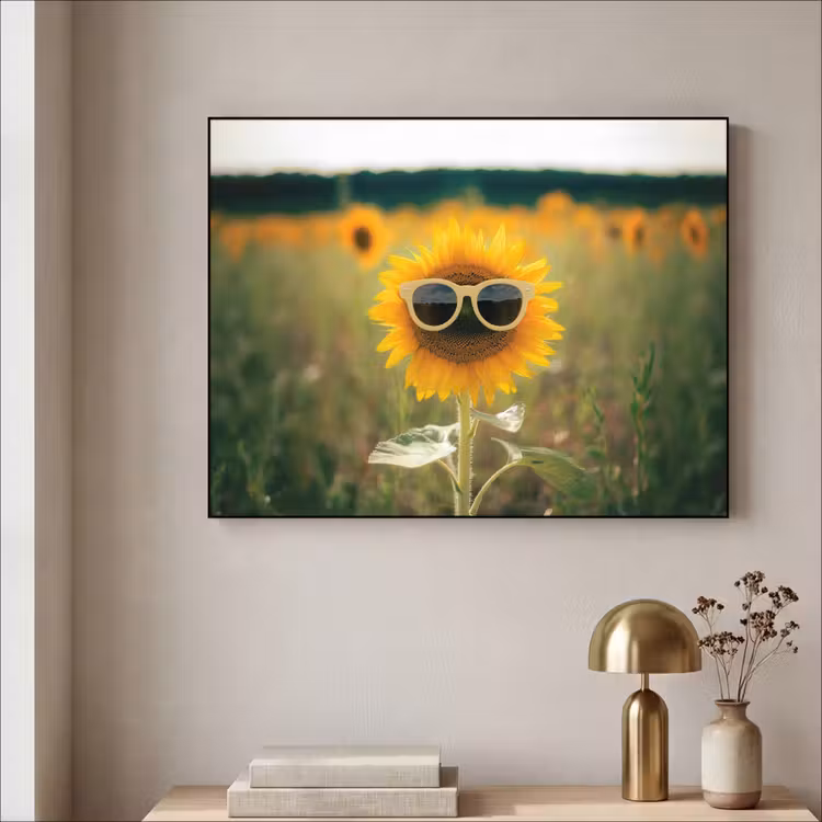 Art Frame - Zonnebloem - Veld - Zonnebril — 3