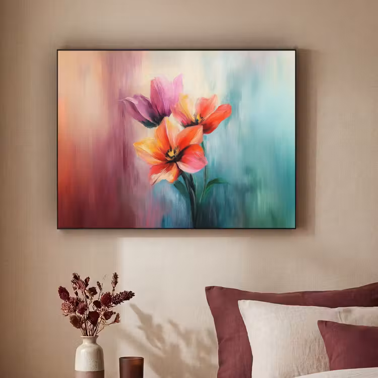 Art Frame - Tulpen - Lichtreflecties - Kleurverloop — 2