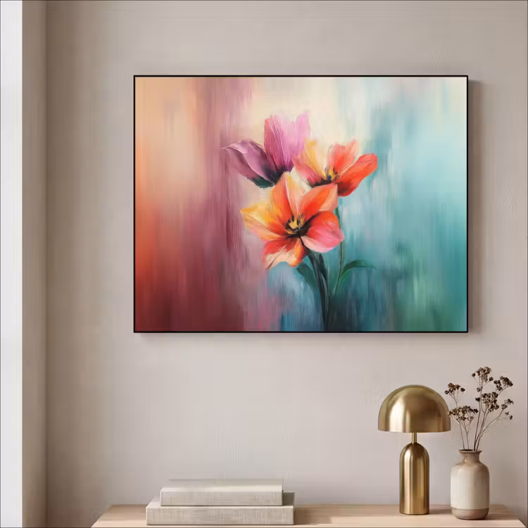 Art Frame - Tulpen - Lichtreflecties - Kleurverloop — 3