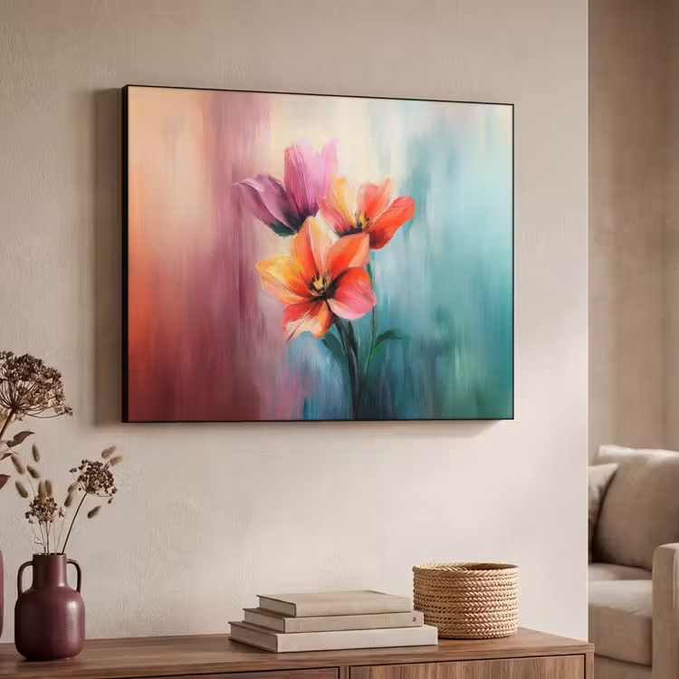 Art Frame - Tulpen - Lichtreflecties - Kleurverloop — 4