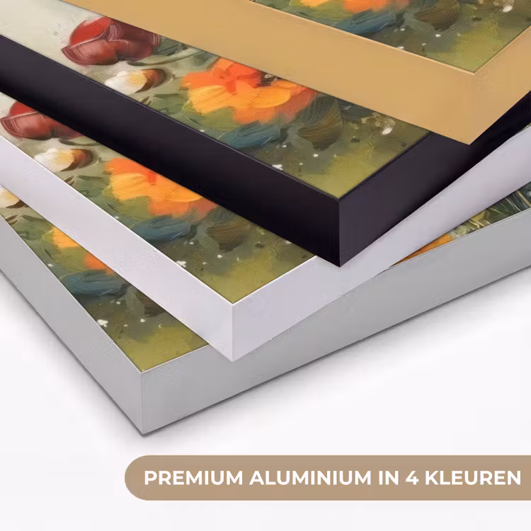 Art Frame - Vrolijk boeket - Dynamisch - Subtiele kleurspatten — 5