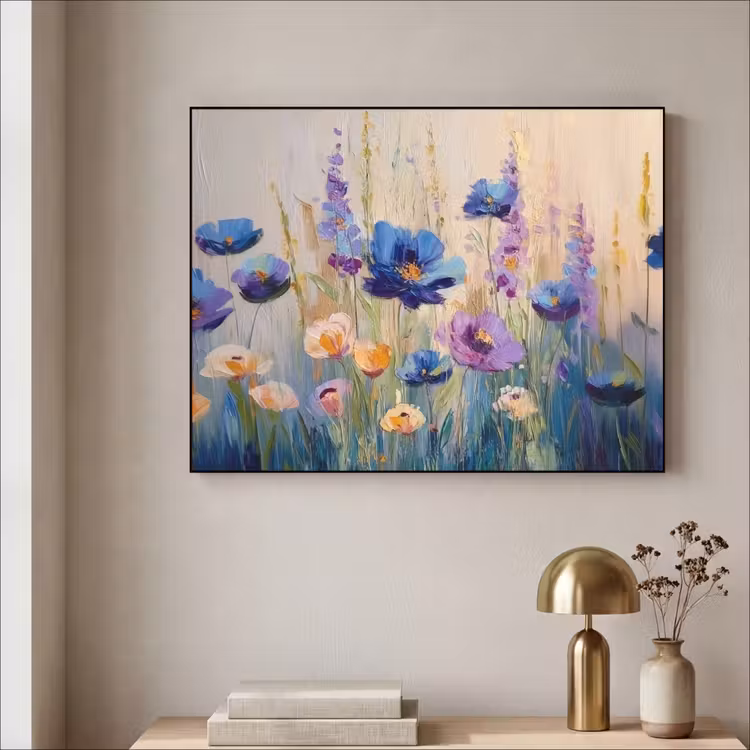 Art Frame - Zomers - Wilde bloemen - Penseelstreken — 3