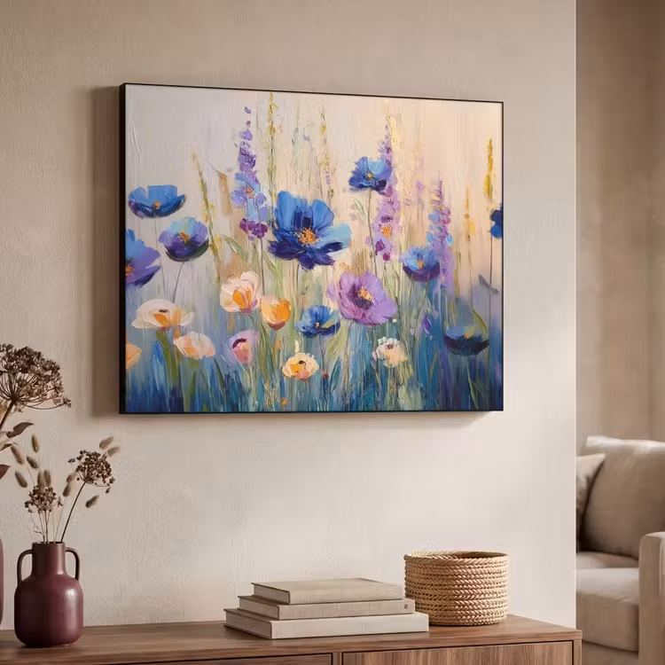 Art Frame - Zomers - Wilde bloemen - Penseelstreken — 4