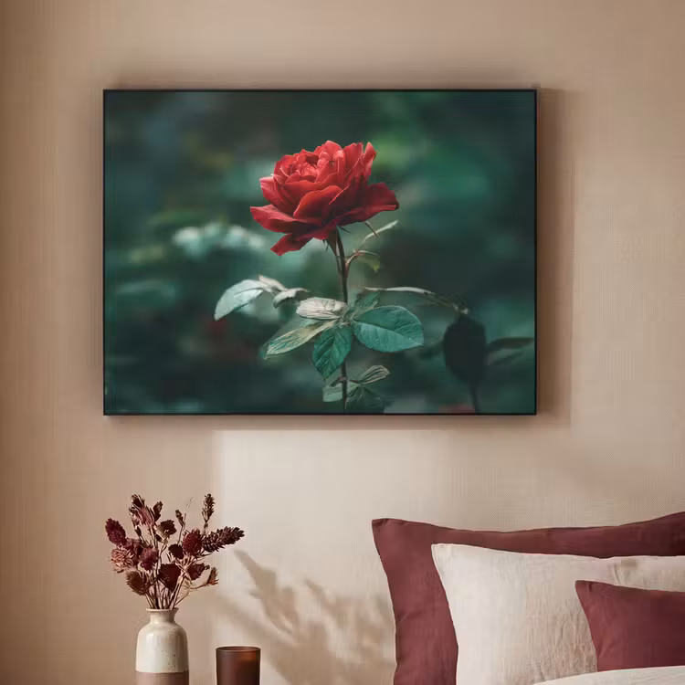 Art Frame - Roos - Bladeren - Dieprood — 2