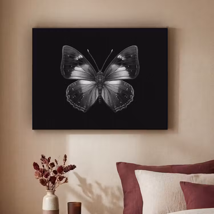 Art Frame - Vlinder - Grijs - Mysterieus — 2