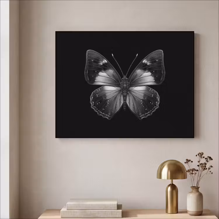 Art Frame - Vlinder - Grijs - Mysterieus — 3