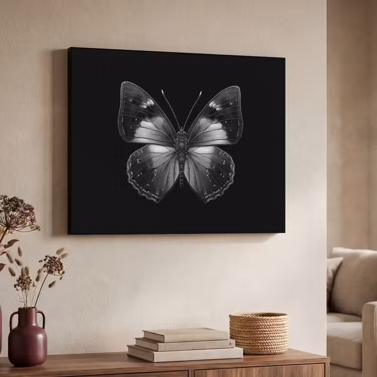 Art Frame - Vlinder - Grijs - Mysterieus — 4