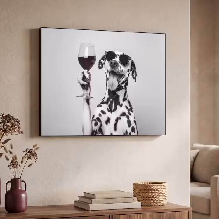 Art Frame - Zonnebril - Dalmatiër - Wijnglas - Tong — 4