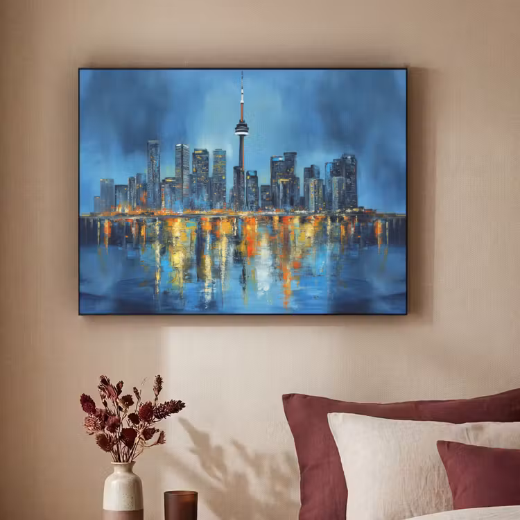Art Frame - Skyline Toronto - Water - Stadslichten - Toren — 2