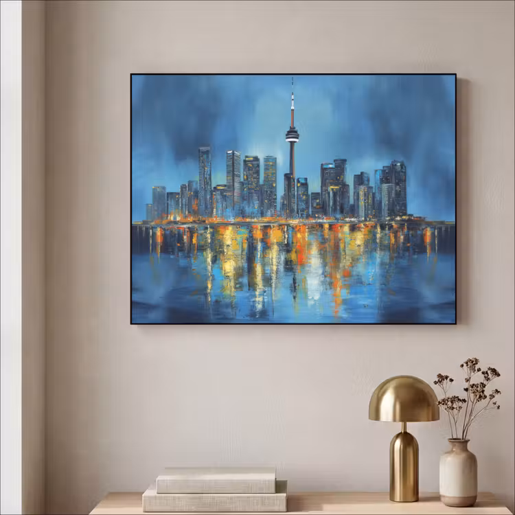 Art Frame - Skyline Toronto - Water - Stadslichten - Toren — 3