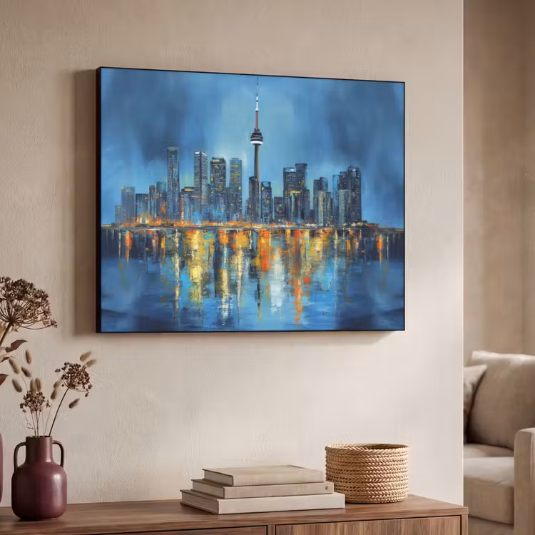Art Frame - Skyline Toronto - Water - Stadslichten - Toren — 4