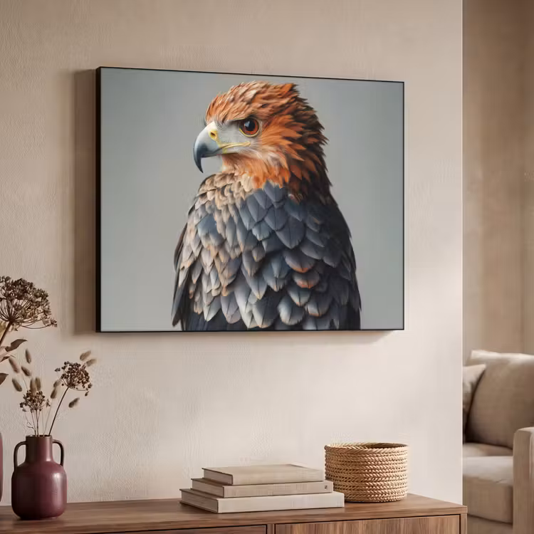 Art Frame - Vogel - Realistisch - Veren - Bruin — 4
