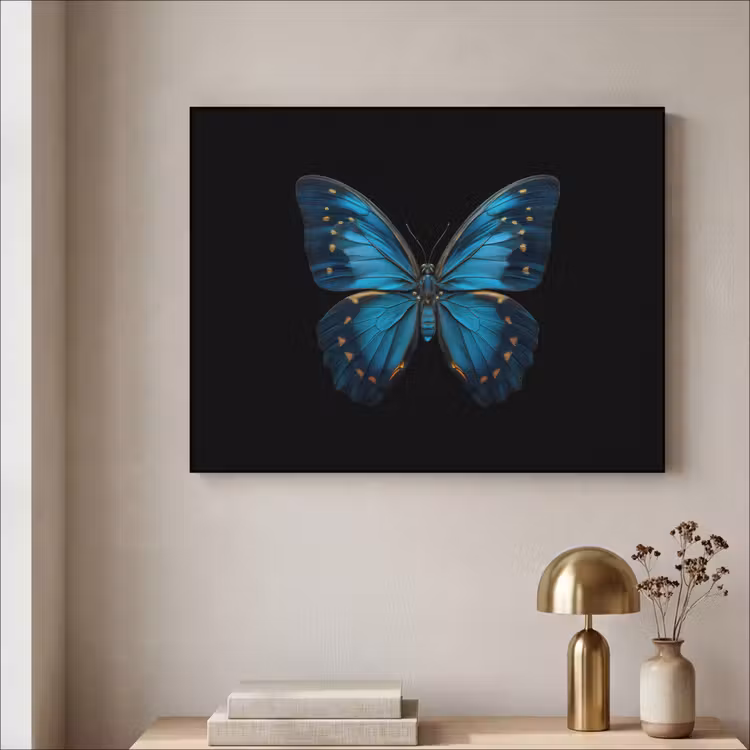 Art Frame - Vlinder - Blauw - Contrast — 3