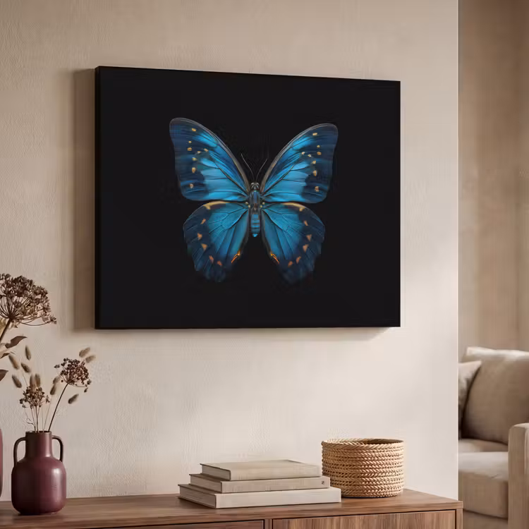 Art Frame - Vlinder - Blauw - Contrast — 4