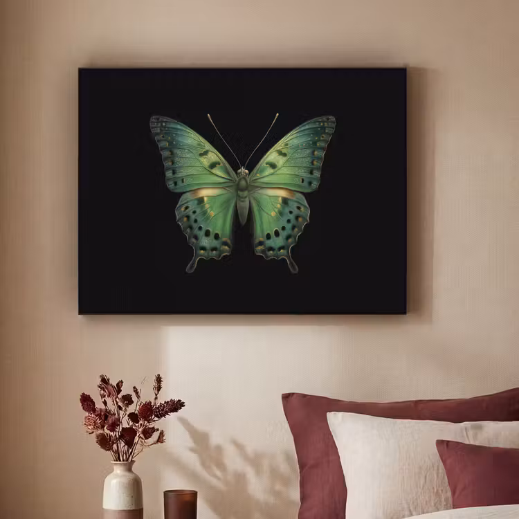 Art Frame - Vlinder - Groen - Diepte — 2