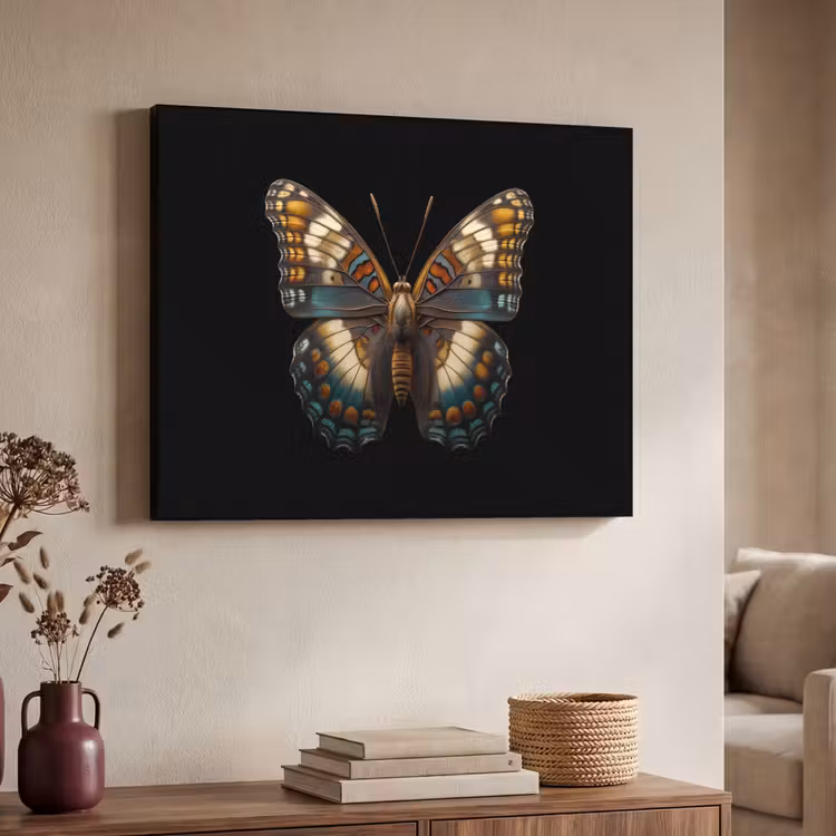 Art Frame - Vlinder - Kleurrijk - mozaïekachtig — 4
