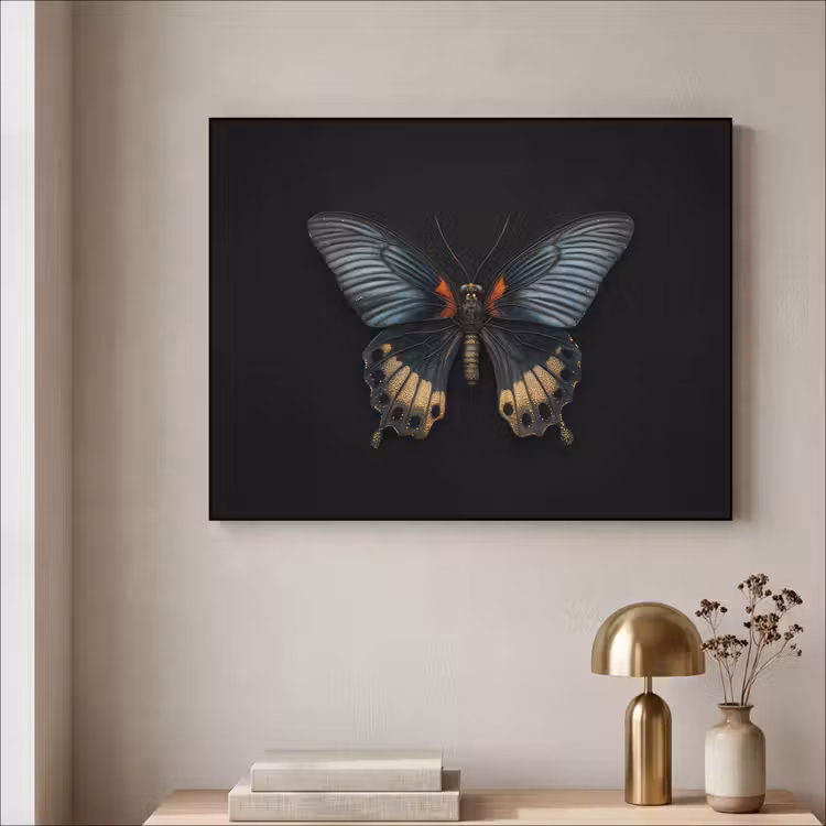 Art Frame - Vlinder - Metaalachtig - Geometrisch patroon — 3