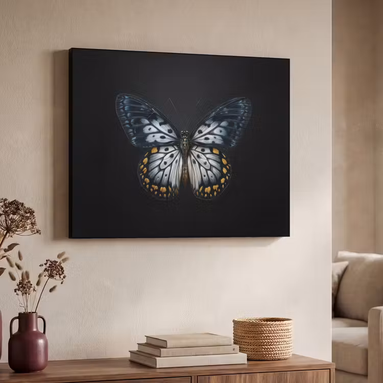 Art Frame - Vlinder - Monochroom - Balans — 4