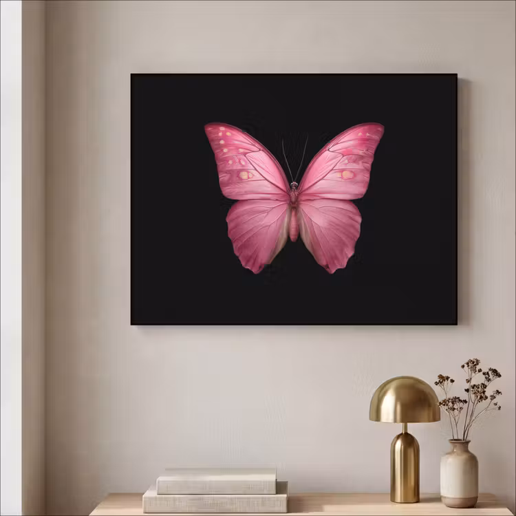 Art Frame - Vlinder - roze - Elegant — 3