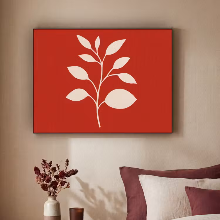 Art Frame - Silhouet - Bladeren - Tak — 2