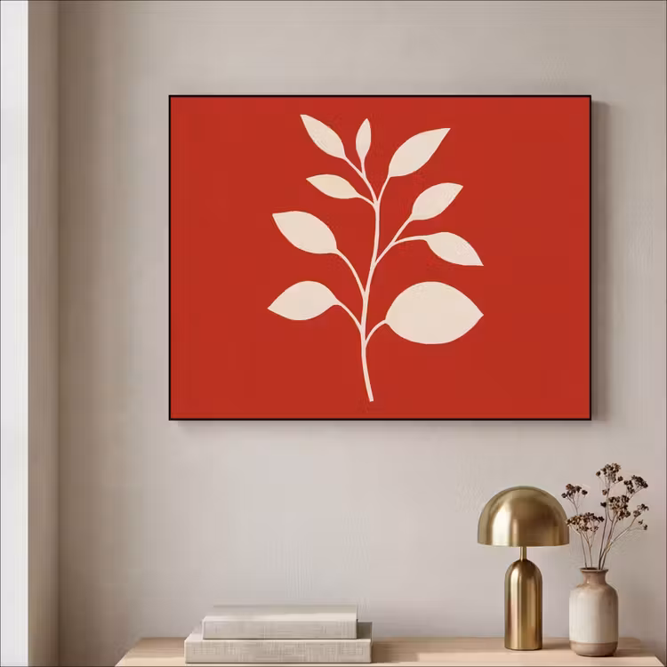 Art Frame - Silhouet - Bladeren - Tak — 3