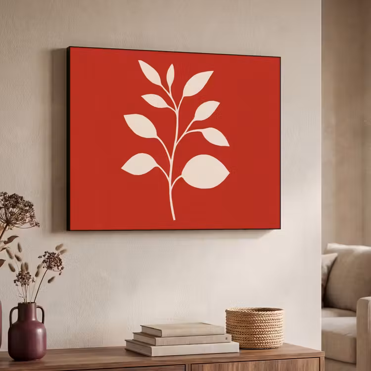 Art Frame - Silhouet - Bladeren - Tak — 4