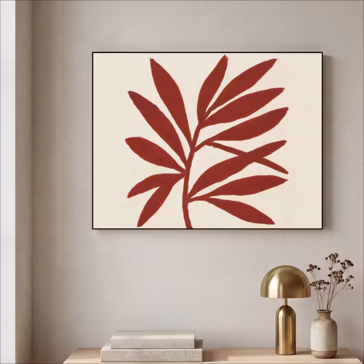 Art Frame - Tak - Bladeren - Rood — 3