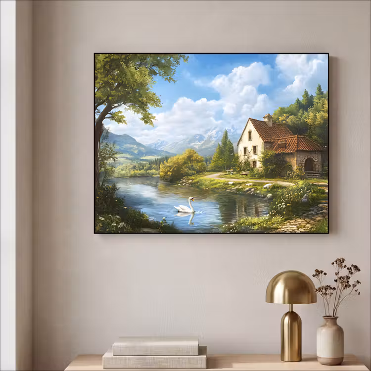Art Frame - Zwaan - Bomen - Rust — 3
