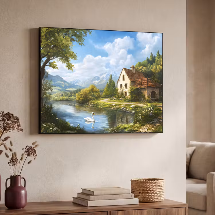 Art Frame - Zwaan - Bomen - Rust — 4
