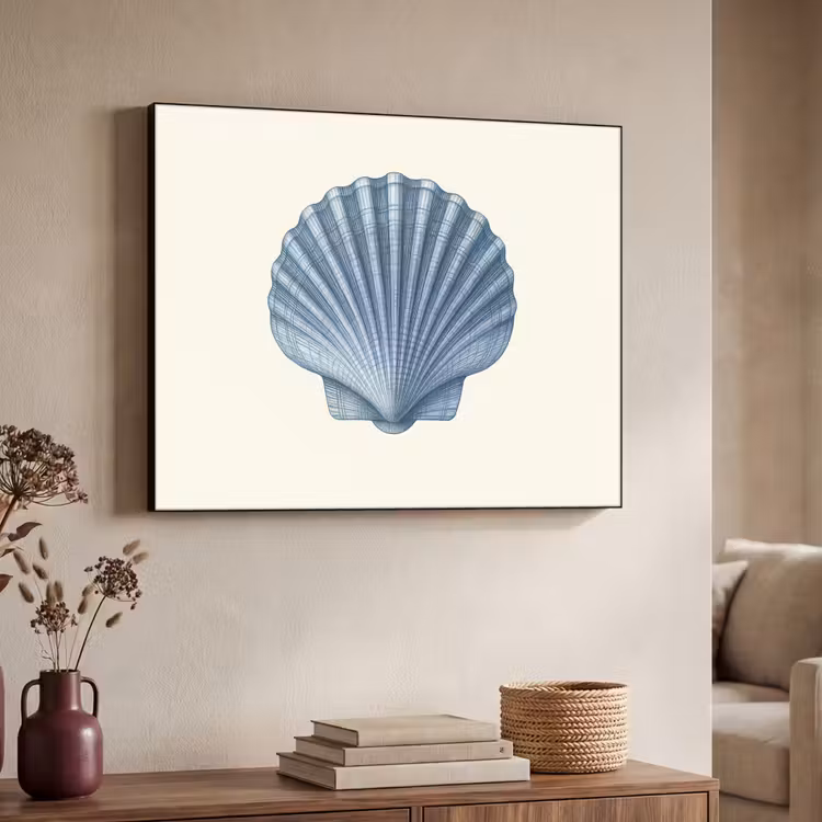 Art Frame - Ribbels - Blauw - Schelp — 4