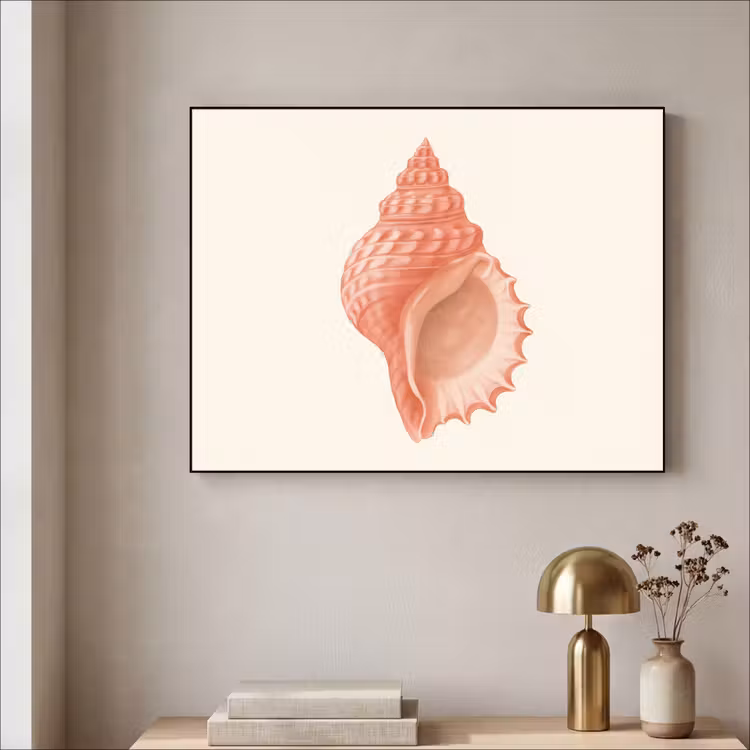 Art Frame - Schelp - Roze - Structuur — 3