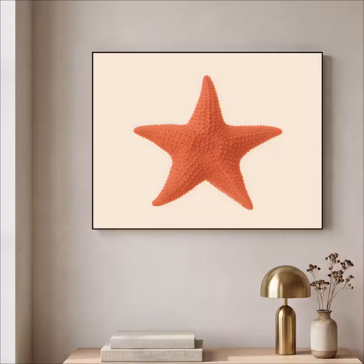 Art Frame - Zeester - Bobbels - Rood — 3