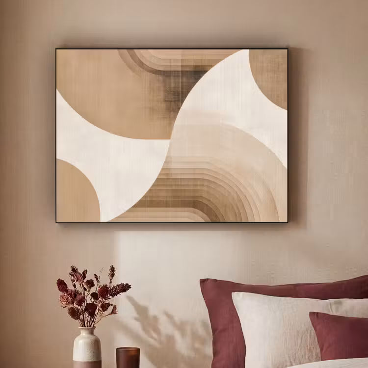 Art Frame - Retro - Geometrische lagen - Aardetinten — 2