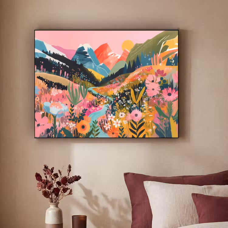 Art Frame - Rivier - Diepte - Bloemen — 2