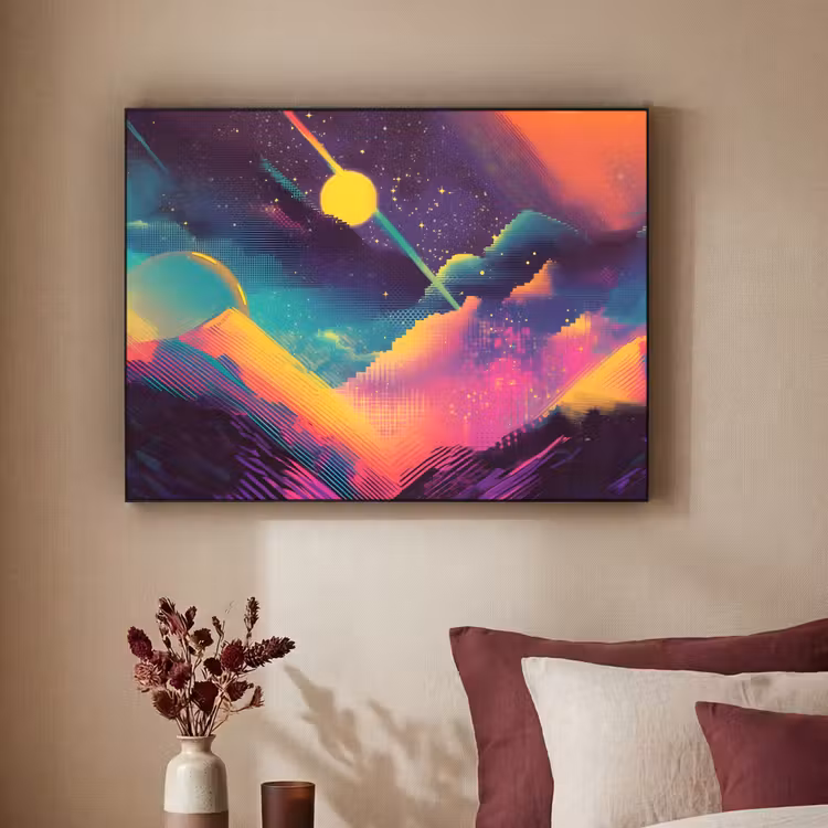 Art Frame - Sterren - Bergen - Kleurrijk — 2
